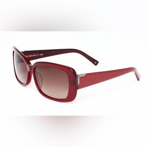 Fendi Vintage Burgundy Red Sunglasses